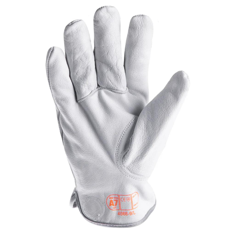 HexArmor Chrome SLT 4066 A7 Cut Leather Glove from Columbia Safety